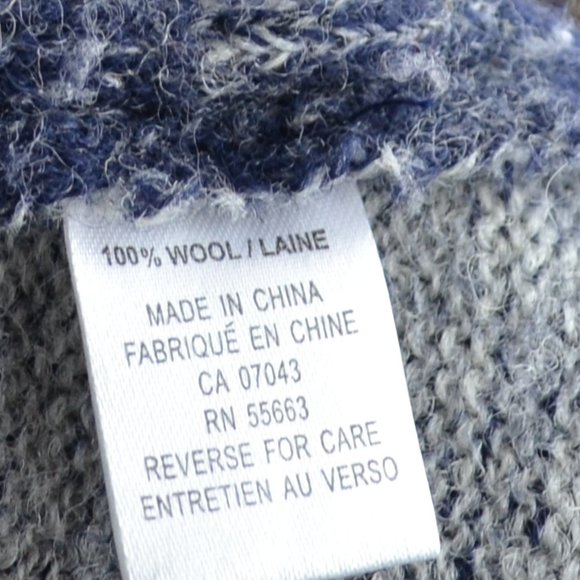 For CYNTHIA 100% wool neck cardigan sweater wrap long sleeve size large,pockets - Picture 6 of 7